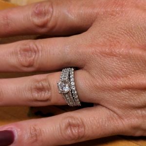 Sterling Silver wedding set